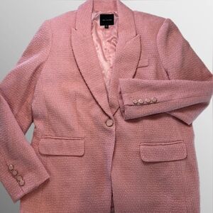 THE LIMITED Rose Pink Textured Blazer Sz. XL -NWOT